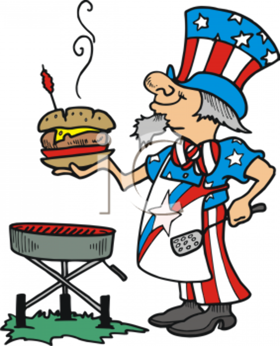 4th of july clip art bbq