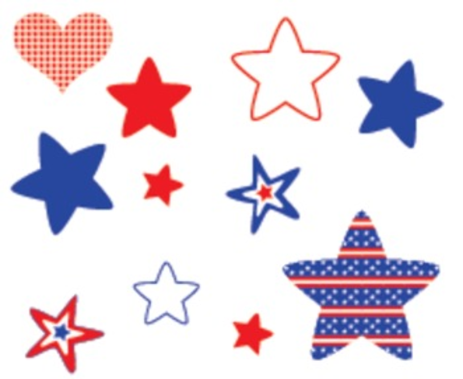 4th of july clip art star