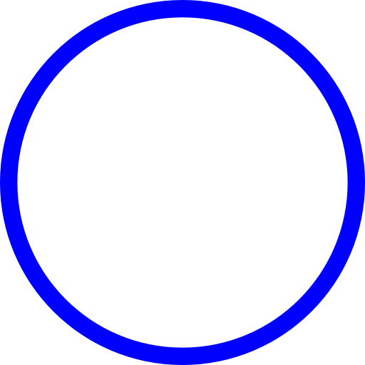 Blue circle clipart 3