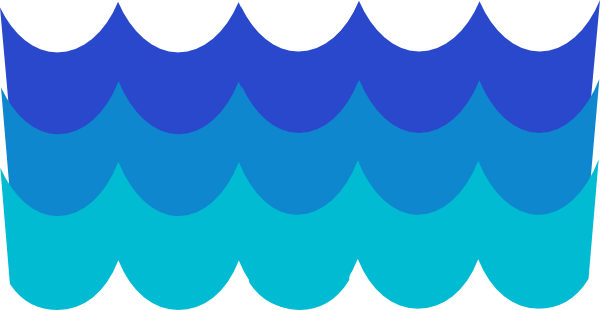 Cartoon waves clipart jpg