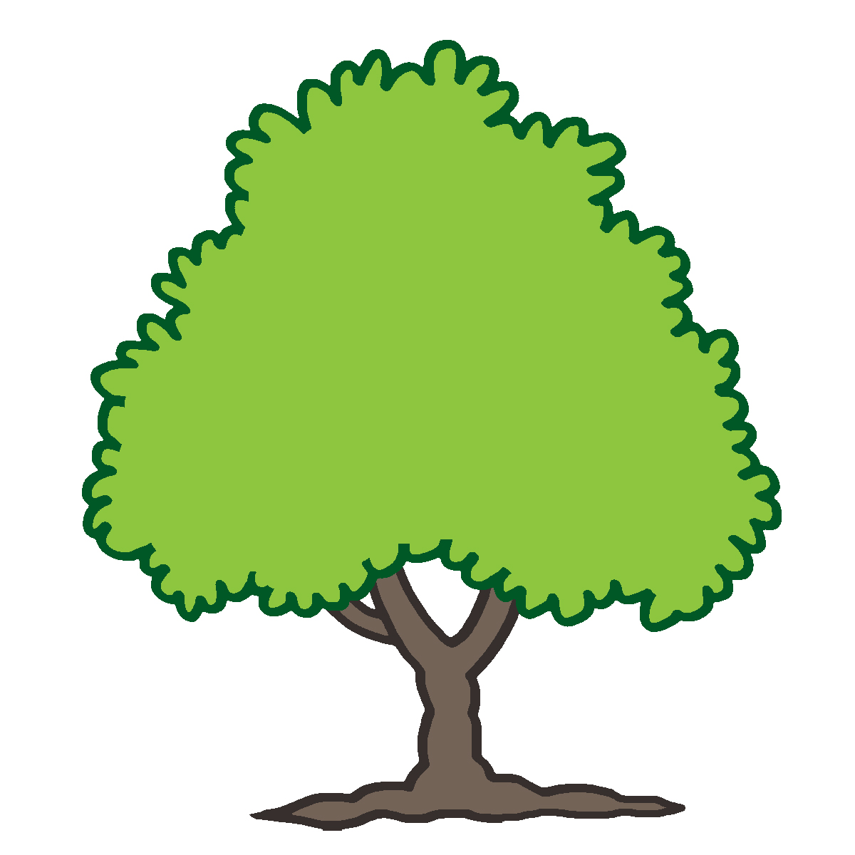 green tree clipart