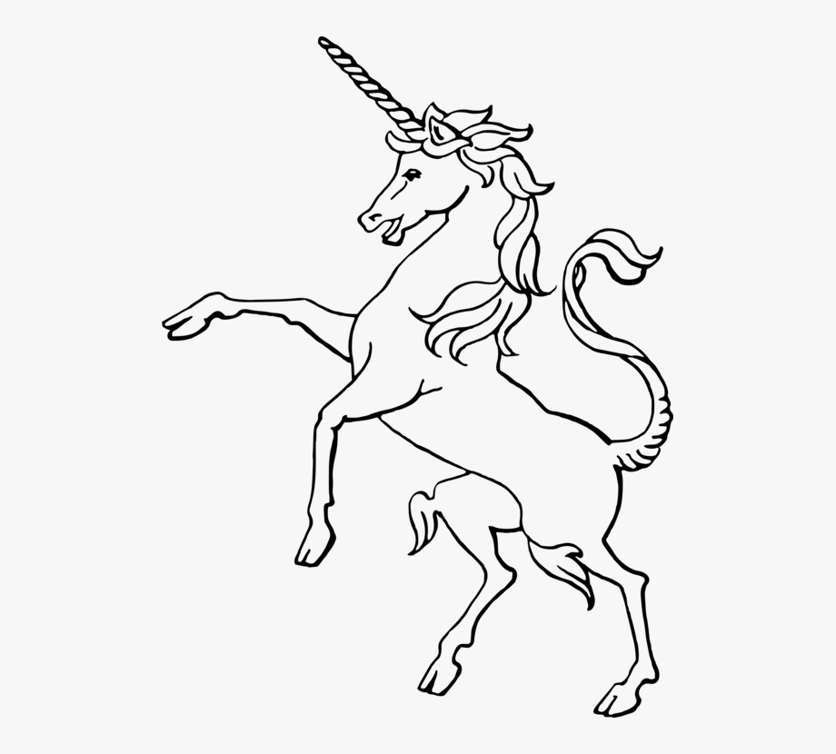 unicorn black silhouette clipart free stock photo public domain ...