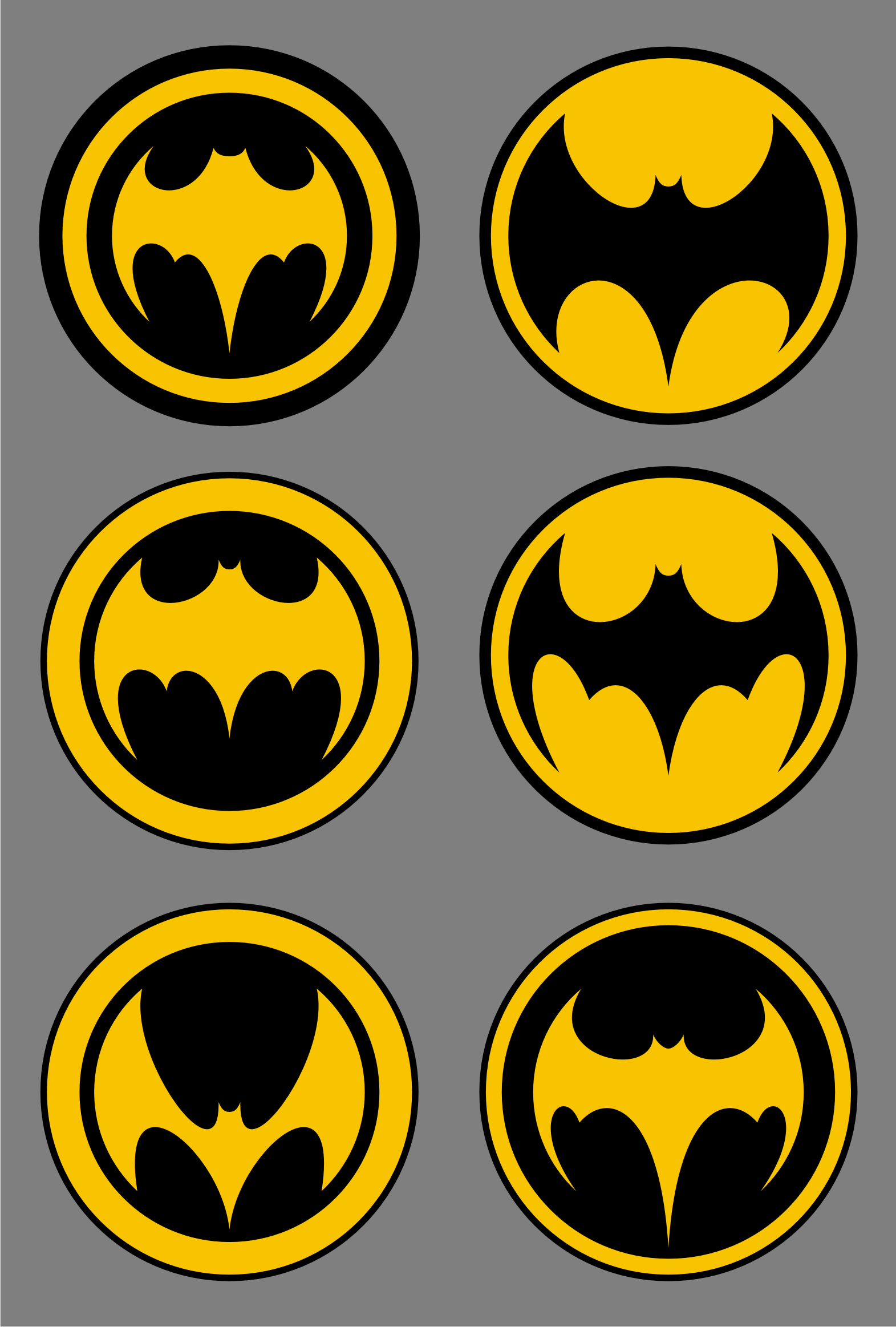 Batman Logos and Batman fan art