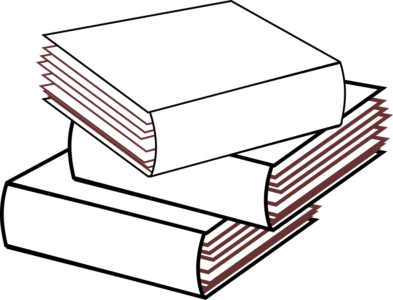 Download free photo of Stacked 3 books no color,stacked.