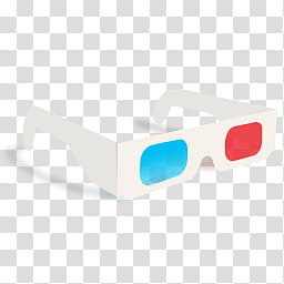 Movies, white D glasses art transparent background PNG.