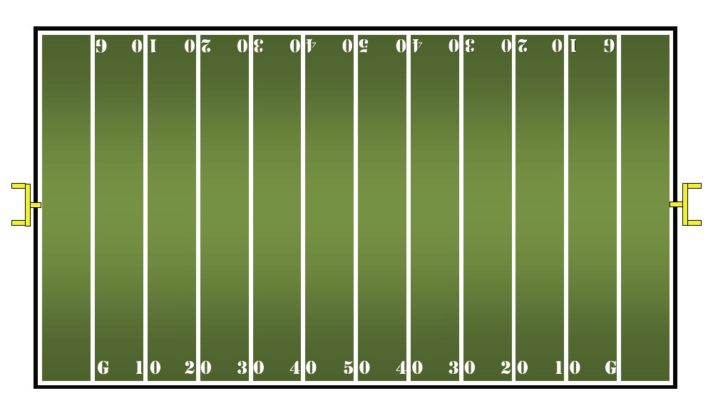 Football field clipart black and white 2 » Clipart Station.