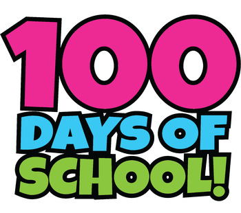 Happy 100 Days Of School Clipart.