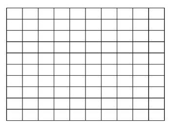 Blank Hundreds Chart (SCROLLING!).