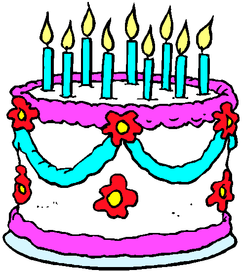 10th Birthday Cake Clip Art at Clipart library.