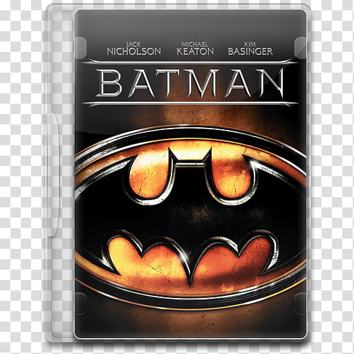 Movie Icon , Batman, Batman DVD case transparent background.