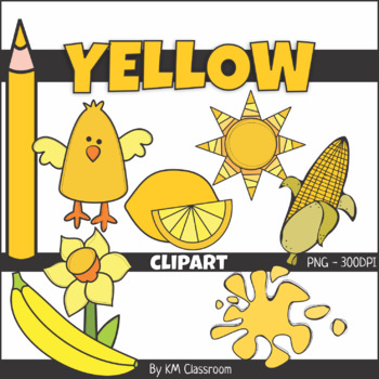 Color Objects YELLOW ClipArt.