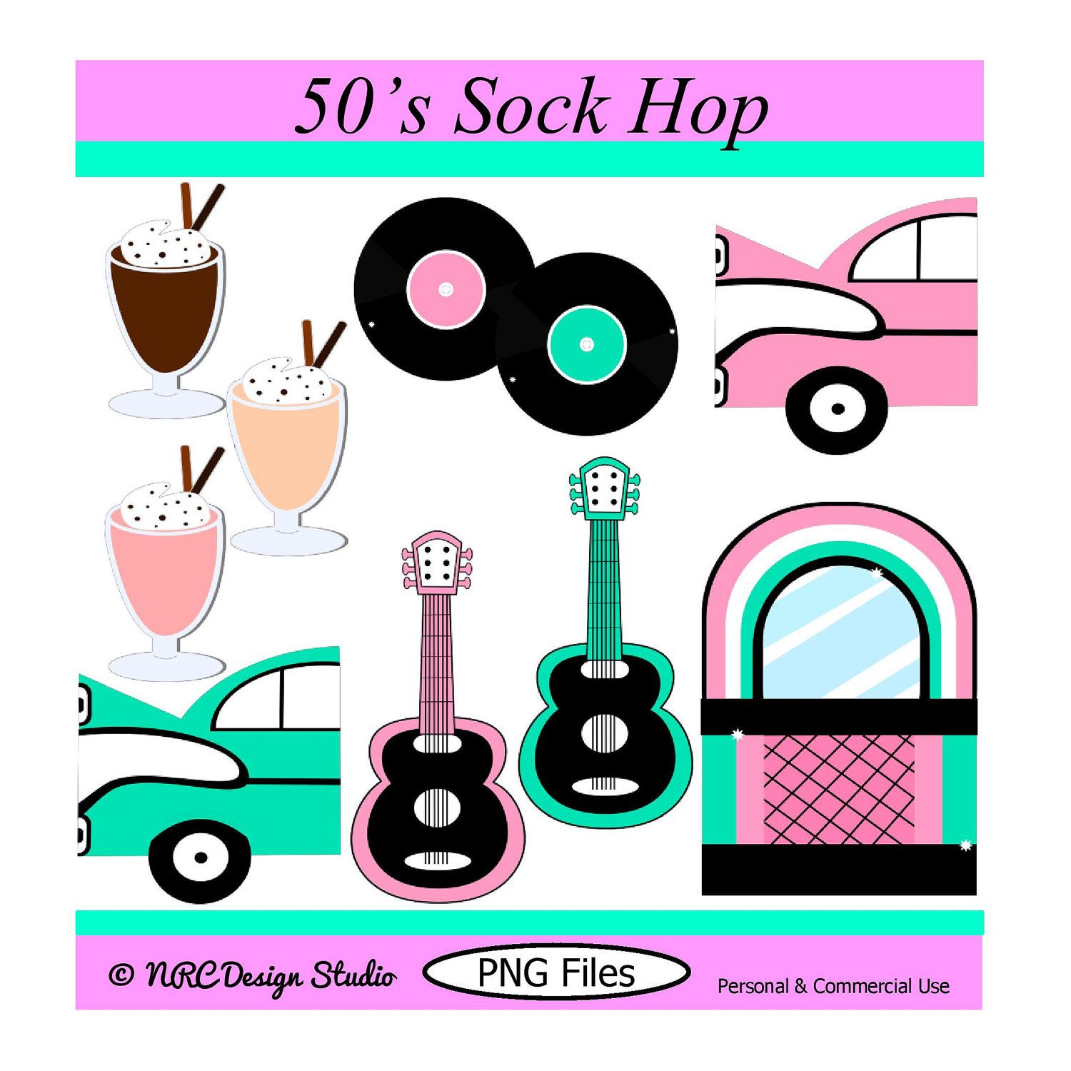 50 S Sock Hop Clip Art Cliparts Co in 2019.