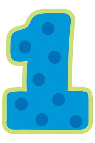 1st birthday clipart boy.