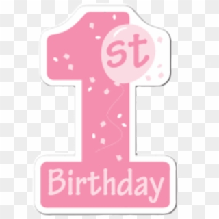 1st Birthday Pink PNG Images, Free Transparent Image Download.