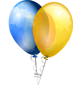 Two Balloons Clip Art at Clker.com.