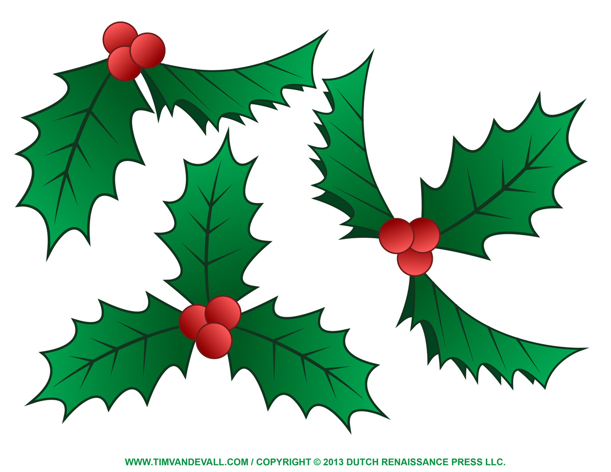 2 color holly clipart clipart images gallery for free.