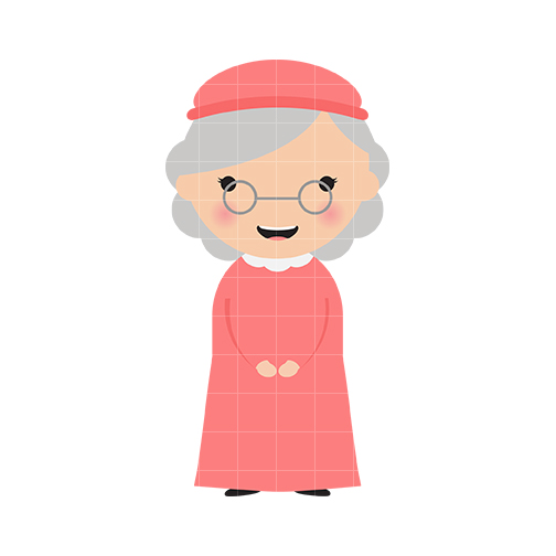 2 grandmas clipart Transparent pictures on F.