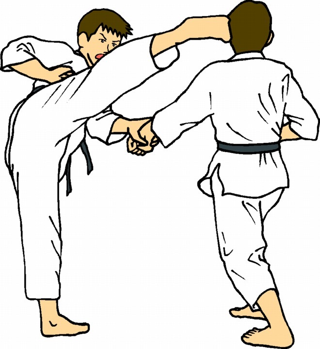 Judo Karate Clipart.