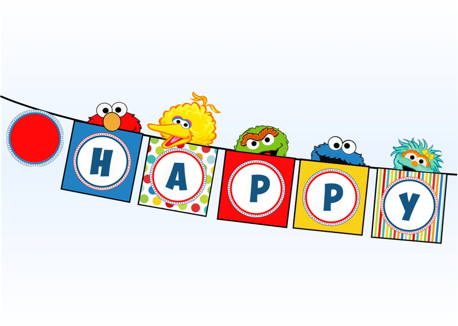 Sesame street birthday clipart 2 » Clipart Station.