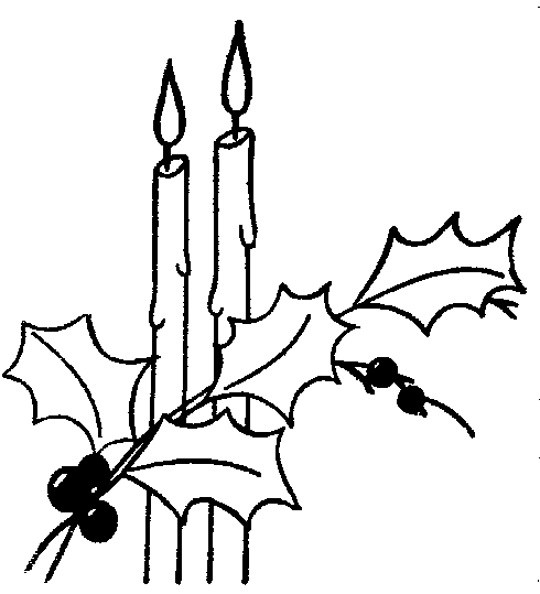 Advent candle clip art.