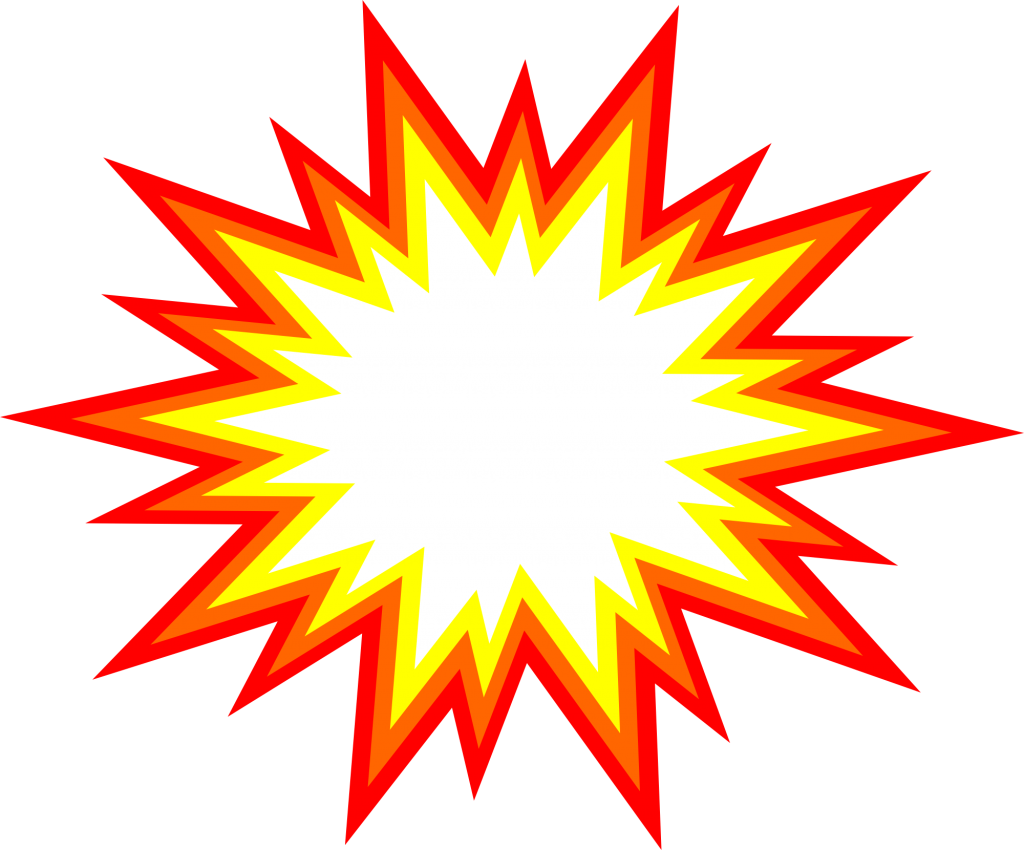 6 Starburst Explosion Comic Vector (PNG Transparent, SVG.