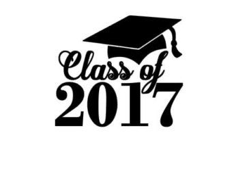 Senior 2017 Clipart.