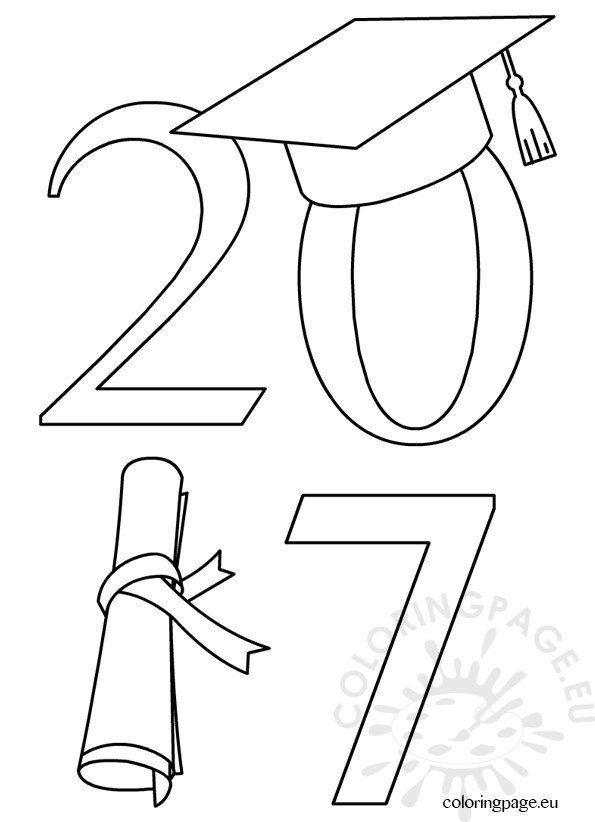 2017 Graduate Clip Art.