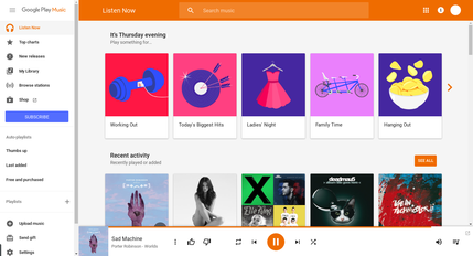 Google Play Music.