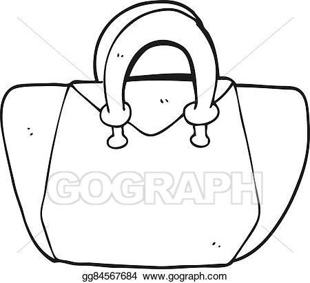 Purse Clipart Black And White.