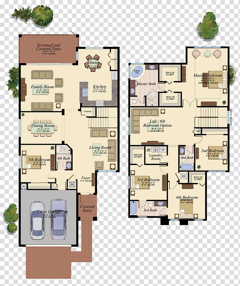 Floor plan Naples House plan, house transparent background.