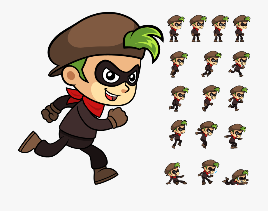 2d Character Sprite Png , Transparent Cartoon, Free Cliparts.