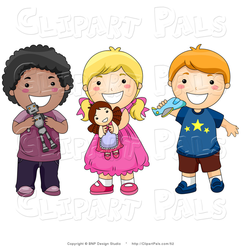 Children playing with toys clipart 3 » Clipart Station.