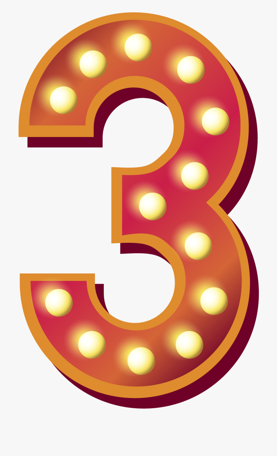 3 Number Png Download Free Image.