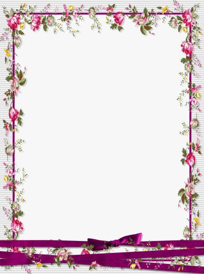 Floral Border Design.