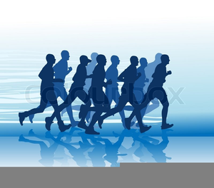 Free Running Man Clipart.