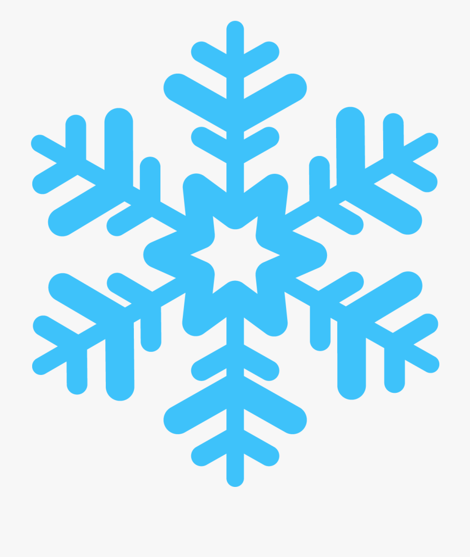 Blue Snowflake Clipart.