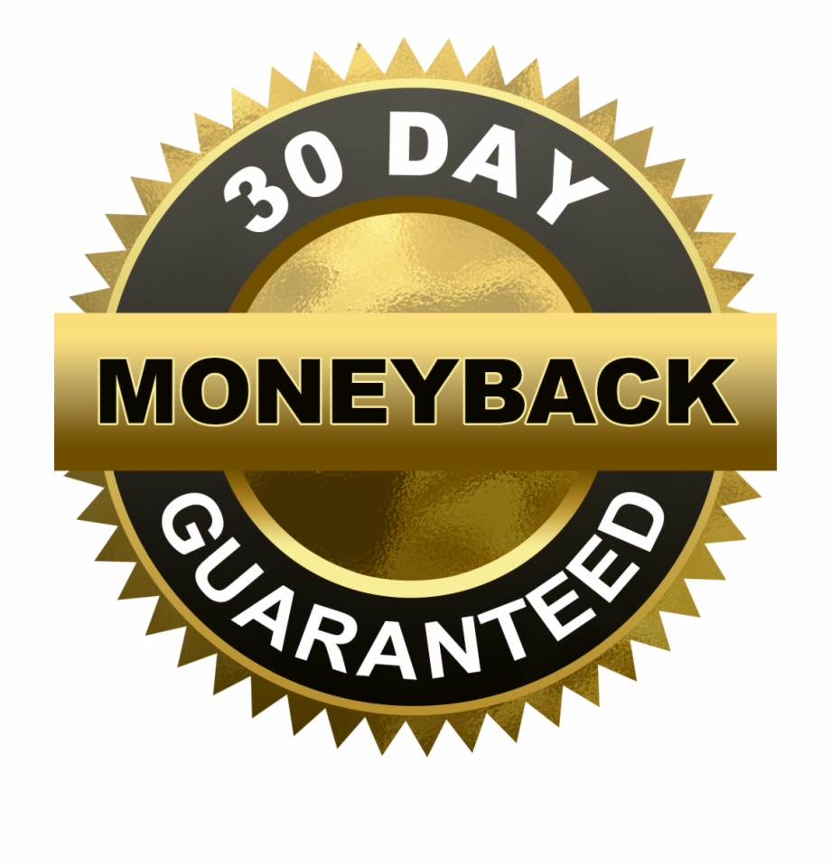 30 Day Money Back Guarantee Cut Out.