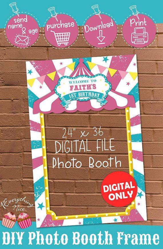 DIGITAL DOWNLOAD Pink Carnival Theme 24\