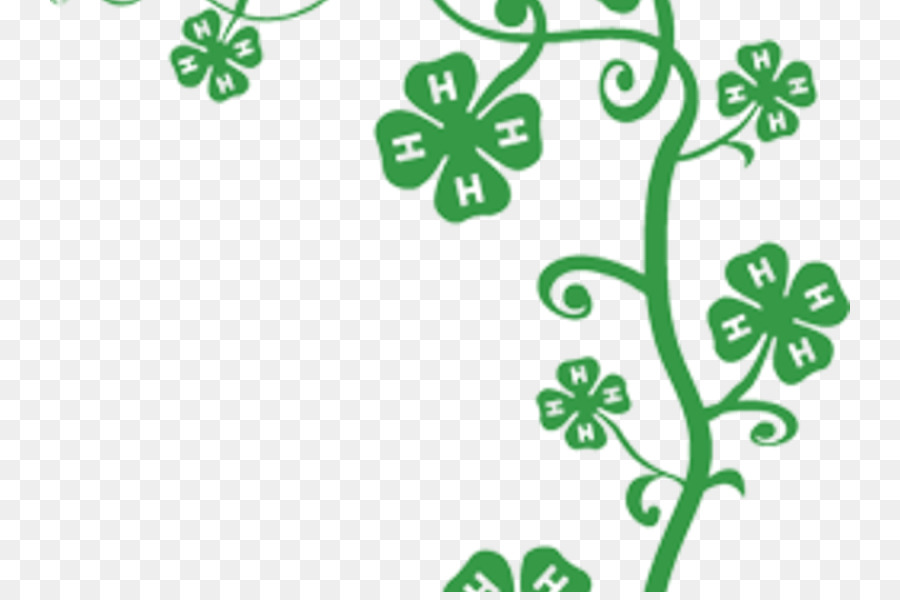 Download 4 h four leaf clover cattle clip art #1962550 png.