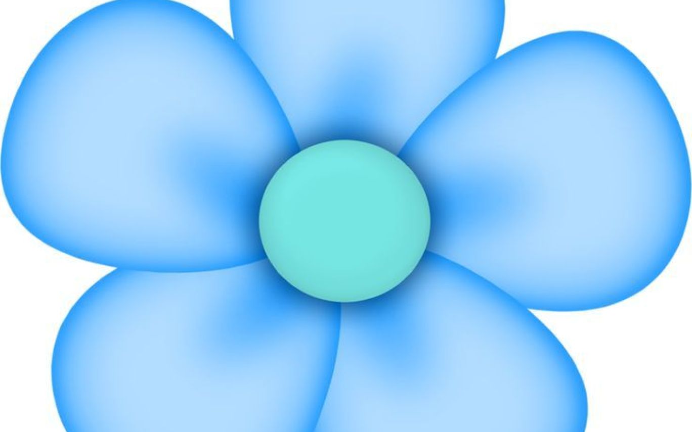 Images of 5 Petal Flower Clipart.