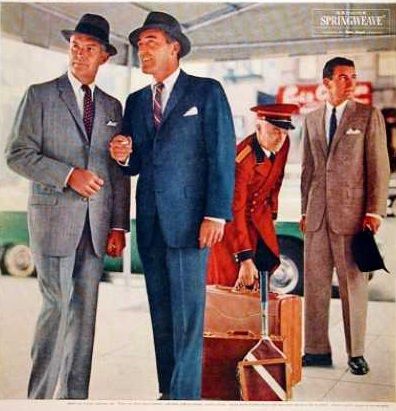 1950s Men\'s Fashion History for Business Attire.