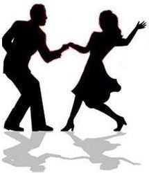 Silhouette Swing Dancing Couple By Dance Clipart.