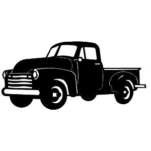 55 Chevy Truck Clipart.