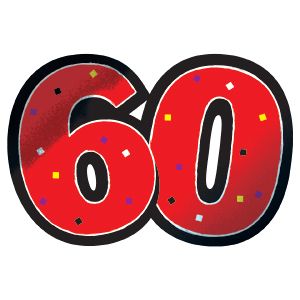 Clip Art Free Images 60th birthday.