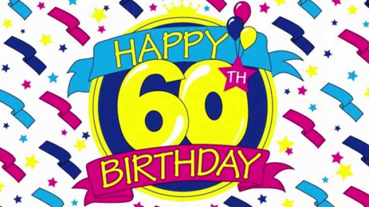 Clipart For 60th Birthday Party.