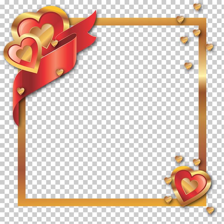 Valentine\'s Day , 60th gold PNG clipart.