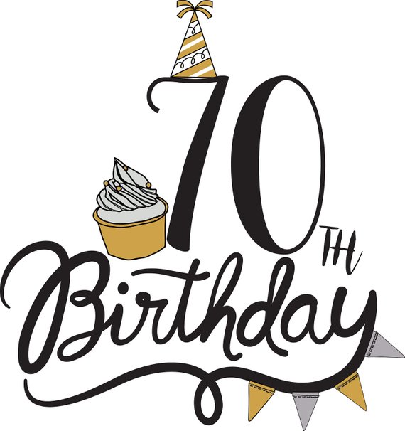 70th birthday clipart 8 » Clipart Station.