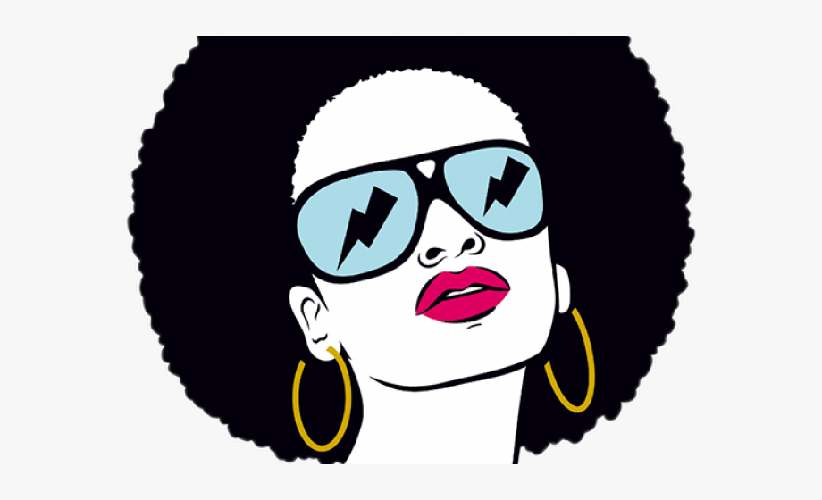 Disco Clipart Afro.