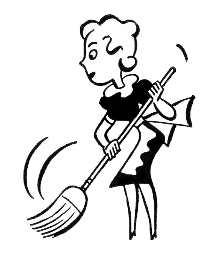 70s cleaning lady clipart clipart images gallery for free.