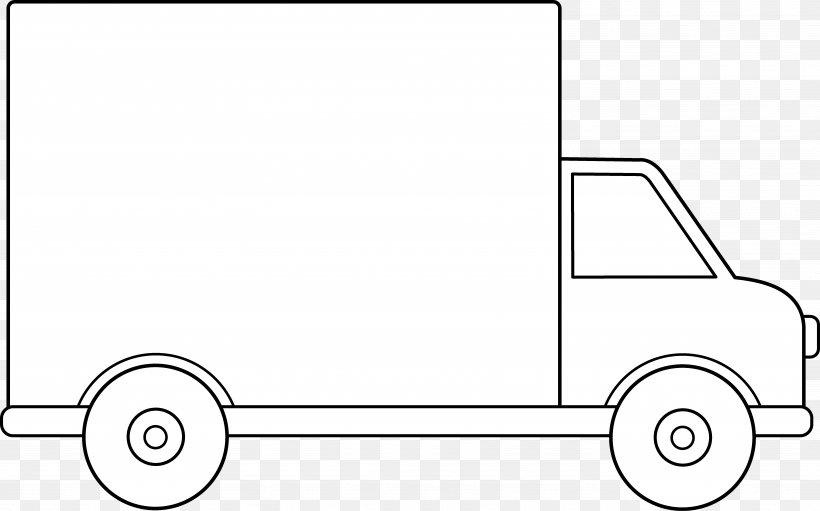 Pickup Truck Car Van Clip Art, PNG, 6721x4192px, Pickup.